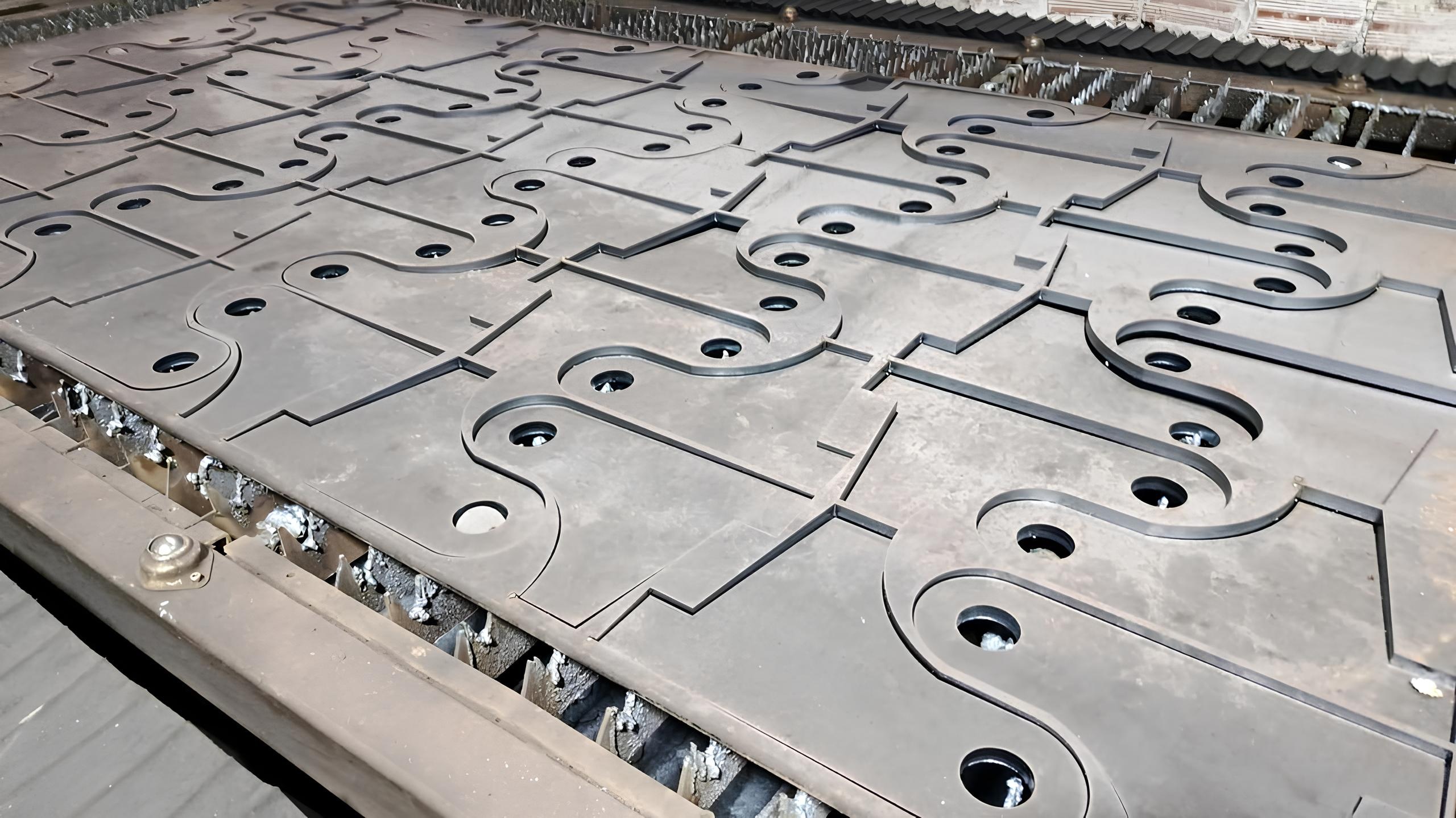 Corte de planchas para componentes industriales